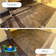 Concrete-Paver-Sealing-with-Wet-Look-Finish-in-Torrance-CA-Front-Patio-Restoration-by-Exterior-Cleanse 0